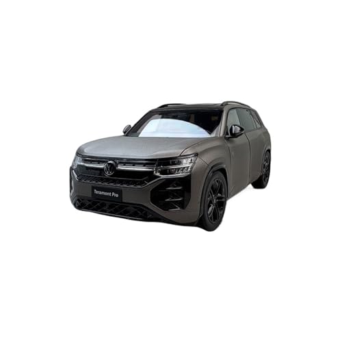 Mini Auto Spielzeug 1:18 Für SAIC Volkswagen Teramont 2025 Legierungssimulationsanzeigemodell Druckguss-Spielzeuggrauauto Wohnkultur von CYQOCD