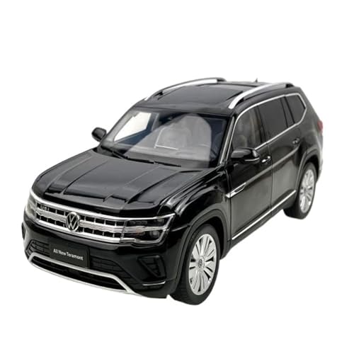 Mini Auto Spielzeug 1:18 Für SAIC Volkswagen Teramont Collectibles Modell 2021 Simulierte Legierungslimousine Überraschungsdisplay Wohnkultur(Black) von CYQOCD