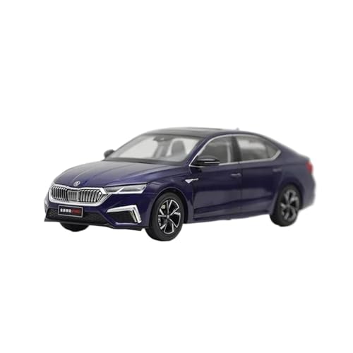 Mini Auto Spielzeug 1:18 Für Skoda Octavia PRO 2021 Legierung Auto Modell Simulation Mini Metall Fahrzeug Display Wohnkultur(Purple) von CYQOCD