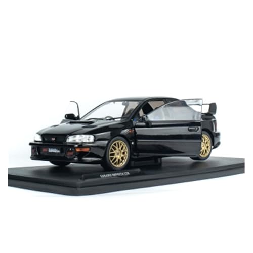 Mini Auto Spielzeug 1:18 Für Subaru Impreza 22B Schwarz Klassisches Druckguss-Spielzeug Aus Legierung Zweitüriges Automodell 1998 Wohnkultur von CYQOCD