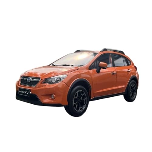 Mini Auto Spielzeug 1:18 Für Subaru XV Orange Auto Simulation Legierung Statische Modell Auto Modell Schlafzimmer Display Betrachtung Wohnkultur von CYQOCD