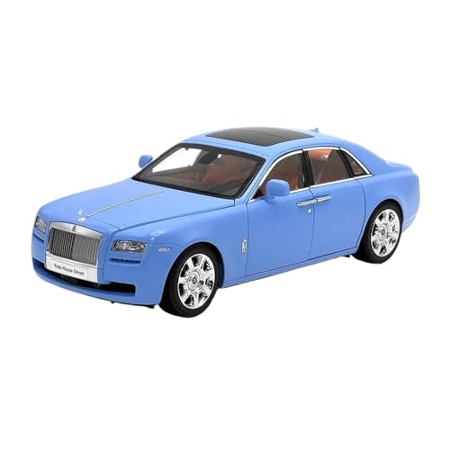Mini Auto Spielzeug 1:18 Für Verhältnis Rolls-Royce Ghost Blau Legierung Auto Modell Urlaub Ornament Limousine Modell Seltene Spielzeug Wohnkultur von CYQOCD