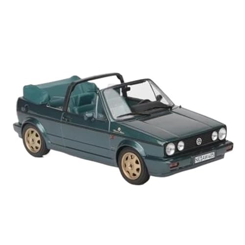 Mini Auto Spielzeug 1:18 Für Volkswagen Golf 1990 Legierung Auto Modell Cabrio Version Spielzeug Metall Modell Display Wohnkultur(Green) von CYQOCD