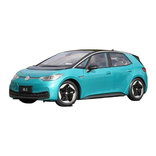 Mini Auto Spielzeug 1:18 Für Volkswagen ID.3 SUV ID3 Legierung Limousine Dekoration Auto Modell Metall Spielzeug Fahrzeug Fans Display Wohnkultur(Green) von CYQOCD