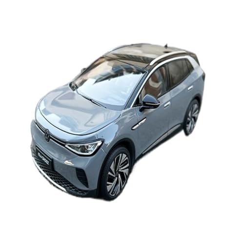 Mini Auto Spielzeug 1:18 Für Volkswagen ID.4 Crozz SUV Legierung Maßstab Automodell Sammlung DREI Farben Optional Wohnkultur(Gray) von CYQOCD