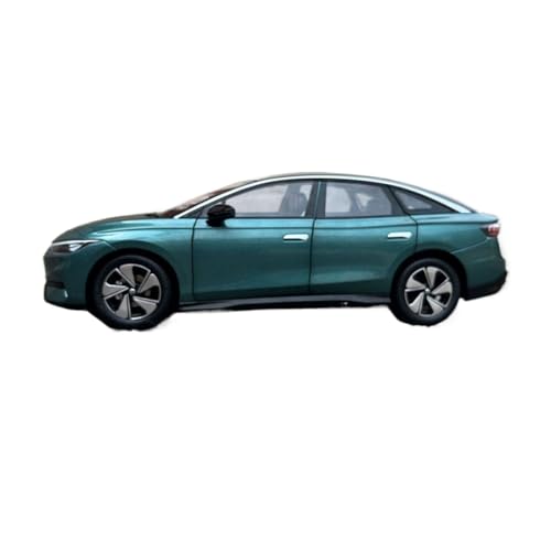 Mini Auto Spielzeug 1:18 Für Volkswagen ID.7 Legierung Automodell Coupé Ornamente Vizzion Simulation Dekorationen Spielzeug Display Wohnkultur(Green) von CYQOCD