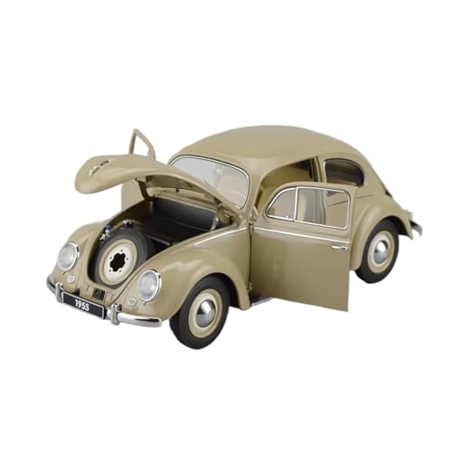 Mini Auto Spielzeug 1:18 Für Volkswagen Käfer 1200 1955 Vintage Legierung Automodell Retro Metall Ornamente Dekoration Wohnkultur von CYQOCD