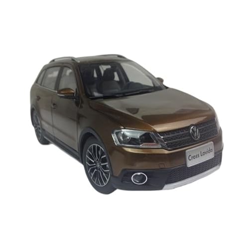 Mini Auto Spielzeug 1:18 Für Volkswagen Langjing Cross Lavida 2013 Legierung Mode Druckguss Automodell Metall Handwerk Display Wohnkultur(Brown A) von CYQOCD
