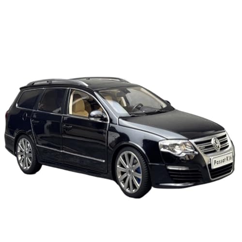 Mini Auto Spielzeug 1:18 Für Volkswagen Passat R36 Passat Wagon Wagon Legierung Volltürmodell Indoor-Spielzeug Mit Surfbrett Wohnkultur(Black) von CYQOCD