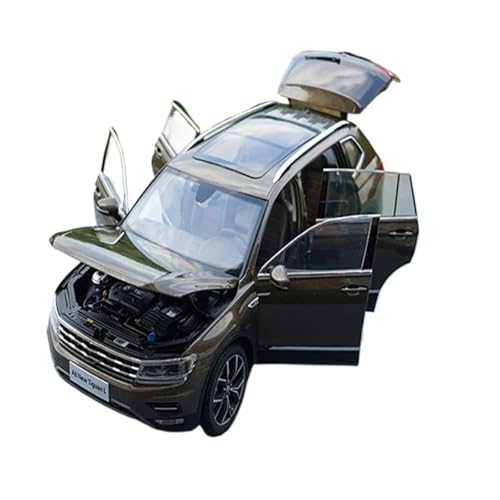 Mini Auto Spielzeug 1:18 Für Volkswagen Passat Tiguan L 2017 Auto Modell Maßstab Klassische Sammlung Fahrzeug Display Wohnkultur(Green) von CYQOCD