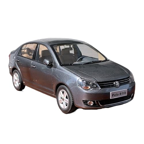Mini Auto Spielzeug 1:18 Für Volkswagen Polo 3-Box-Legierung Auto Druckguss Maßstabmodell Adult Collection Ornament Spielzeug Wohnkultur(Brown) von CYQOCD