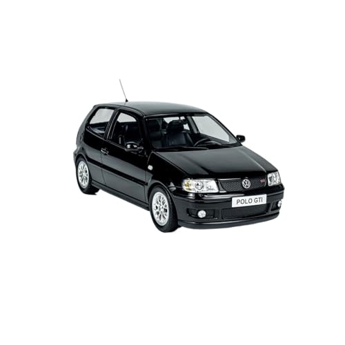 Mini Auto Spielzeug 1:18 Für Volkswagen Polo N GTI Black Magic La7w 2001 Metalldekoration Automodell Mode SUV Spielzeug Wohnkultur von CYQOCD
