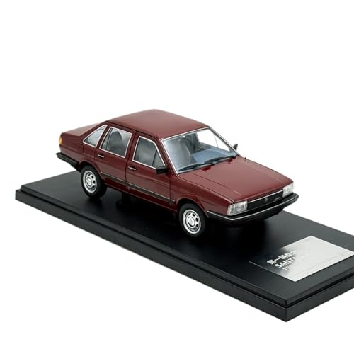 Mini Auto Spielzeug 1:18 Für Volkswagen Santana 1983 Passat B2 Rot Und Blau Legierung Auto Modell Druckguss Fahrzeuge Wohnkultur(Red) von CYQOCD