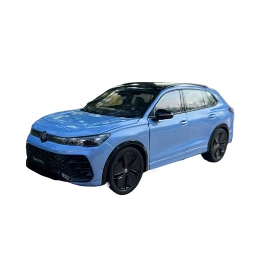 Mini Auto Spielzeug 1:18 Für Volkswagen Touguan Lpro 2024 Simulation Druckgussmodell Metallfahrzeuganzeige Für Freunde Wohnkultur(Blue) von CYQOCD