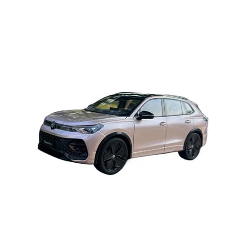 Mini Auto Spielzeug 1:18 Für Volkswagen Touguan Lpro 2024 Simulation Druckgussmodell Metallfahrzeuganzeige Für Freunde Wohnkultur(Pink) von CYQOCD