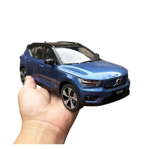 Mini Auto Spielzeug 1:18 Für Volvo XC40 Dreifarbiges Statisches Modellfahrzeug Aus Druckgusslegierung Großes Fahrzeug Innenausstattung Wohnkultur(Blue) von CYQOCD
