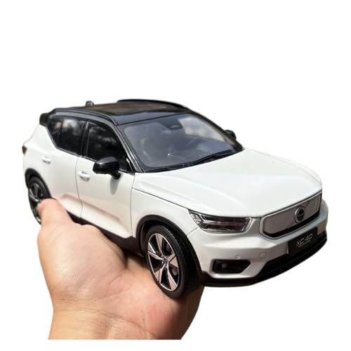 Mini Auto Spielzeug 1:18 Für Volvo XC40 Dreifarbiges Statisches Modellfahrzeug Aus Druckgusslegierung Großes Fahrzeug Innenausstattung Wohnkultur(White) von CYQOCD