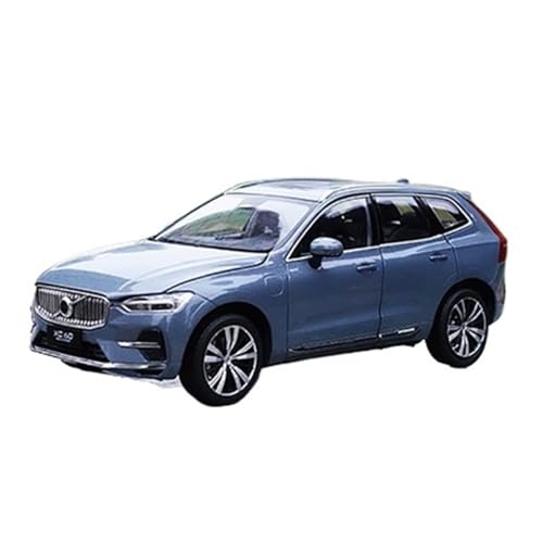 Mini Auto Spielzeug 1:18 Für Volvo XC60 SUV 2022 Legierung Auto Modell Druckguss Display DREI Farben Können Dekoriert Werden Spielzeug Wohnkultur(Blue) von CYQOCD