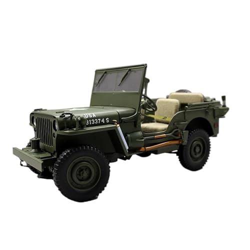 Mini Auto Spielzeug 1:18 Für Wwii Willys Jeep Militärfahrzeug Legierung Modell Sammler Schrank Display Wohnkultur von CYQOCD