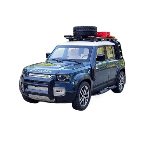 Mini Auto Spielzeug 1:22 Für Land Rover Defender Geländewagen Outdoor-Version Legierung Automodell Indoor-Spielzeug Wohnkultur(Blue) von CYQOCD