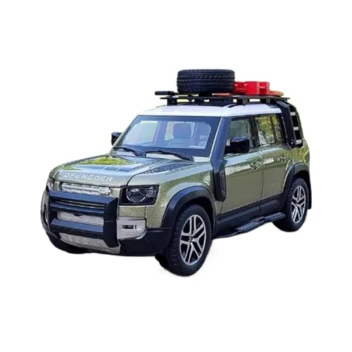 Mini Auto Spielzeug 1:22 Für Land Rover Defender Geländewagen Outdoor-Version Legierung Automodell Indoor-Spielzeug Wohnkultur(Green) von CYQOCD