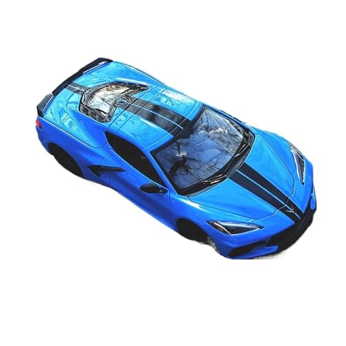 Mini Auto Spielzeug 1:24 Für 2020 Chevrolet Corvette Sportwagen Legierung Auto Spielzeug Metallfahrzeug Für Freunde Und Familie Wohnkultur(Blue) von CYQOCD