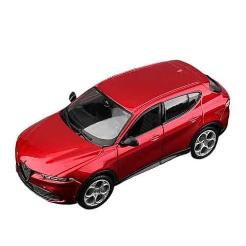 Mini Auto Spielzeug 1:24 Für Alfa Romeo SUV Offroad-Modell Tonale Tonale Legierung Auto Spielzeug Rot Grün Geeignet Für Festivals Wohnkultur(Red) von CYQOCD