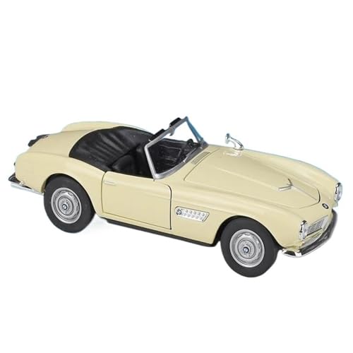 Mini Auto Spielzeug 1:24 Für BMW 507 Cabrio BMW 507 Soft-Top 1956 Legierung Auto Modell Fahrzeuge Spielzeug Spiele Wohnkultur(Beige A) von CYQOCD