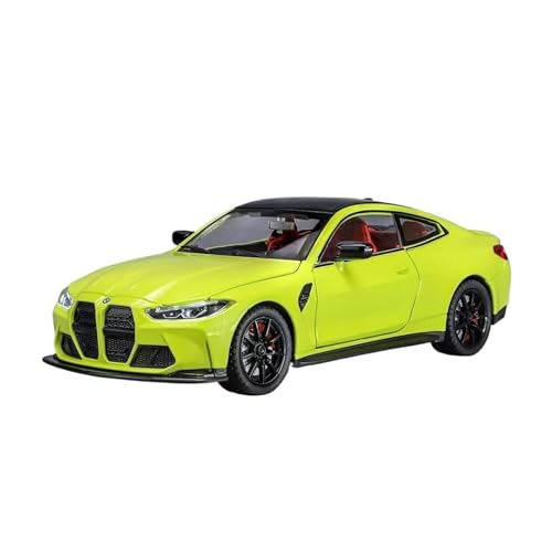 Mini Auto Spielzeug 1:24 Für BMW M4 IM Supercar Legierung Muscle-Car-Modell Sound Und Licht Auto Spielzeug Für Männer Fahrzeug Wohnkultur(Green) von CYQOCD