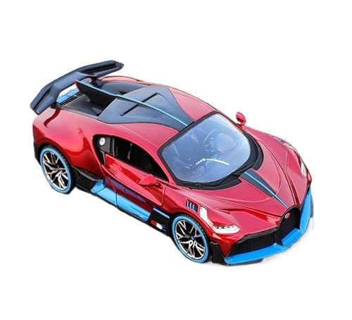 Mini Auto Spielzeug 1:24 Für Bugatti Divo Veyron Sportwagenmodell Legierung Auto Display Ornamente Spielzeug Liebhaber Sammlung Wohnkultur(Red) von CYQOCD