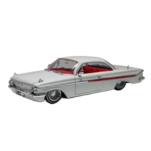 Mini Auto Spielzeug 1:24 Für Chevrolet 1961 Impala Legierung Auto Modell Weiß Klassische Limousine Diecast Metall Fahrzeug Wohnkultur Mini Auto Spielzeug 1:24 Für Chevrolet 1961 Impala Legierung Auto Modell Weiß Klassische Limousine Diecast Metall Fahrzeug Wohnkultur von CYQOCD