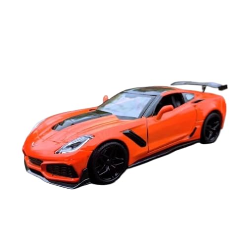 Mini Auto Spielzeug 1:24 Für Corvette ZR1 Supercar Legierung Auto Druckguss Spielzeug Fahrzeuge Auto Modell Miniatur Modell Spielzeug Wohnkultur von CYQOCD