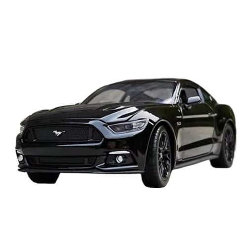 Mini Auto Spielzeug 1:24 Für Ford Mustang GT Legierung Raum Dekoration Sport Auto Modell Druckguss Sammlung Überraschung Spielzeug Wohnkultur(Black) von CYQOCD