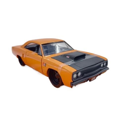 Mini Auto Spielzeug 1:24 Für Plymouth (1970) Straße Legierung Orange Auto Modell Schwarz Abdeckung Spielzeug Fahrzeug Display Schmücken Wohnkultur von CYQOCD