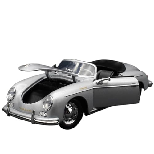 Mini Auto Spielzeug 1:24 Für Porsche 356A Speedster Legierung Automodell Druckguss Spielzeug Familie Souvenir Ornament Silber Wohnkultur von CYQOCD