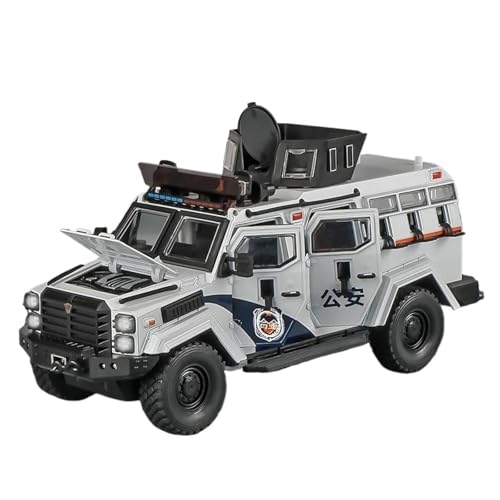 Mini Auto Spielzeug 1:24 Für Sabrtooth Armored Scale Druckguss-Sammelautomodell, Spielzeug, Sound- Und Lichtdekoration Wohnkultur(White) von CYQOCD