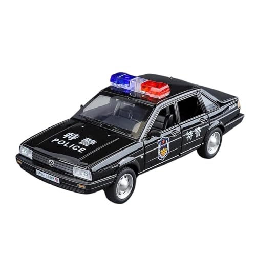 Mini Auto Spielzeug 1:24 Für Santana Polizei Legierung Modell Auto TSound Und Licht Auto Spielzeug Souvenir Für Freunde Fahrzeug Wohnkultur von CYQOCD