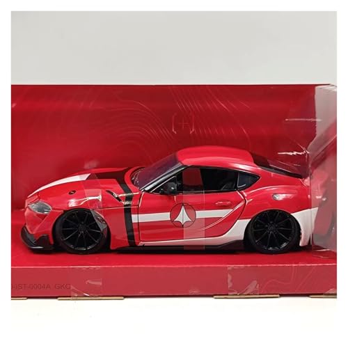 Mini Auto Spielzeug 1:24 Für Toyota GR Supra Druckguss-Spielzeugauto Legierung Rotes Automodell Stilvolle Supersportwagen-Innendekoration Wohnkultur Mini Auto Spielzeug 1:24 Für Toyota GR Supra Druckguss-Spielzeugauto Legierung Rotes Automodell Stilvolle Supersportwagen-Innendekoration Wohnkultur von CYQOCD