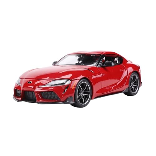 Mini Auto Spielzeug 1:24 Für Toyota Supra Simulation Display Legierung Automodell Spielzeug Sammlung Spielzeugautos Ornamente Wohnkultur(Red) von CYQOCD