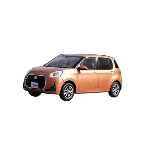 Mini Auto Spielzeug 1:30 Für Toyota'S Passo Multicolor Legierung Auto Modell Metall Spielzeug Für Sammlung Home Display Wohnkultur(Gold) von CYQOCD