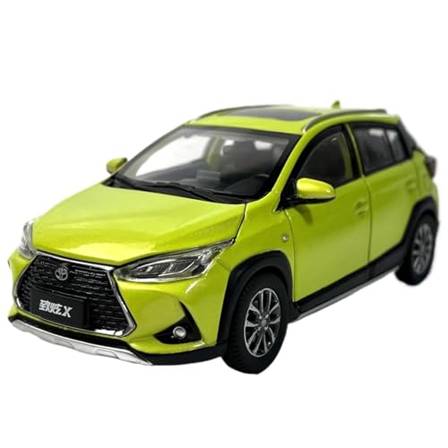 Mini Auto Spielzeug 1:30 Für Toyota Yaris L Zhixuan X Mehrfarbige Zu Öffnende Tür Und Motorhaube Aus Legierung SUV-Automodellspielzeug Wohnkultur(Green) von CYQOCD