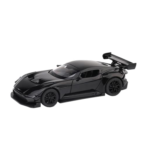 Mini Auto Spielzeug 1:32 Für Aston Martin Vulcan, Spielzeug-Sportwagen Aus Legierung Pullback-Sound- Und Lichtfunktionen Wohnkultur(Black) von CYQOCD