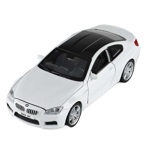 Mini Auto Spielzeug 1:32 Für BMW M6 Legierung Auto Druckguss Metall Offene Tür Coupé Modell Sound Und Licht Pullback Home Decor Wohnkultur von CYQOCD