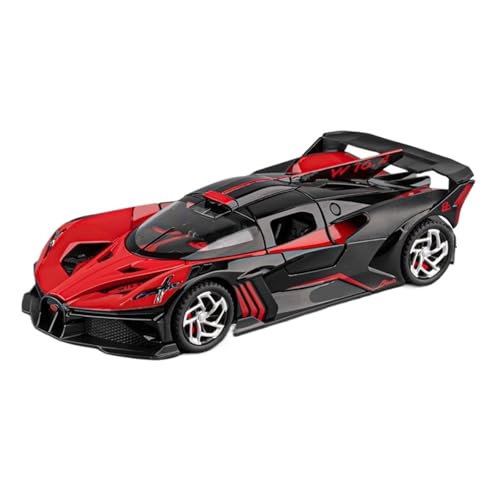 Mini Auto Spielzeug 1:32 Für Bugatti Firestar Legierung Automodell Pullback/Sound Und Licht Spielzeugauto Überraschung Für Männer Wohnkultur(Red) von CYQOCD