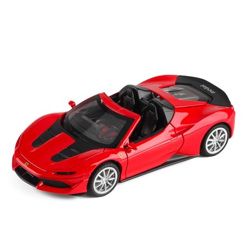 Mini Auto Spielzeug 1:32 Für Ferrari Rafael Maßstab Legierung Automodell Mit Sound Und Licht Pullback-Funktion Sammlung Wohnkultur(Red B) von CYQOCD