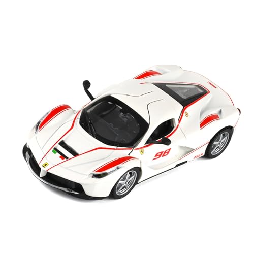 Mini Auto Spielzeug 1:32 Für Ferrari Rafael Maßstab Legierung Automodell Mit Sound Und Licht Pullback-Funktion Sammlung Wohnkultur(White) von CYQOCD