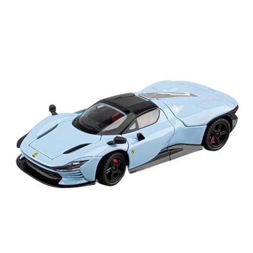 Mini Auto Spielzeug 1:32 Für Ferrari SP3 Daytona Legierung Druckguss Sport Auto Modell Racing Spiel Fahrzeuge Sound Und Licht Wohnkultur(Blue) von CYQOCD