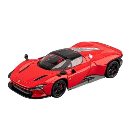 Mini Auto Spielzeug 1:32 Für Ferrari SP3 Daytona Legierung Druckguss Sport Auto Modell Racing Spiel Fahrzeuge Sound Und Licht Wohnkultur(Red) von CYQOCD