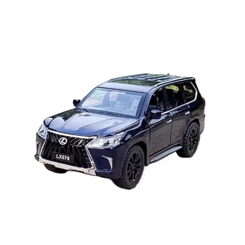 Mini Auto Spielzeug 1:32 Für Lexus LX570 Legierung SUV Automodell Sammlerstücke Statische Szenensimulation Spielzeug Für Erwachsene Wohnkultur(Black) von CYQOCD