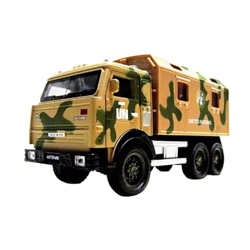 Mini Auto Spielzeug 1:32 Für Militär-LKW-Legierung Simulation Modell Transportfahrzeug Enthusiasten Display Metall Ornamente Wohnkultur(Yellow) von CYQOCD